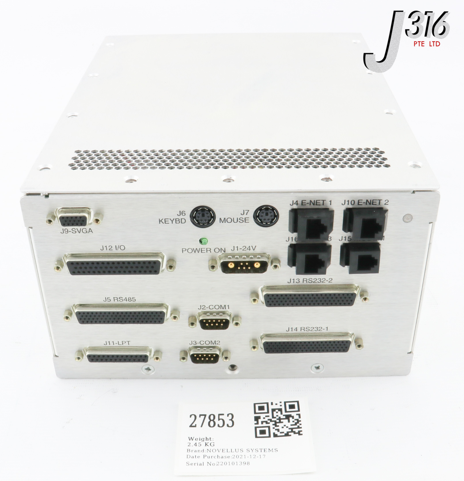専用2 27853 NOVELLUS SYSS ASSY, MC3R, ETHERNET, 75-322679-00 W/O HDD 02